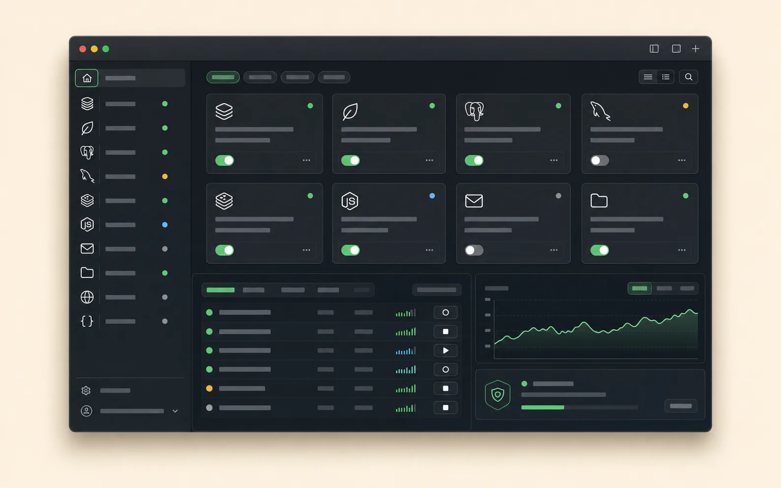 Switchboard macOS dashboard for controlling local development services.